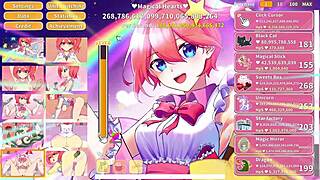 Magical Girl Clicker Gameplay Gallery