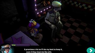 making pizza in fap nights at frennis 3 furry game