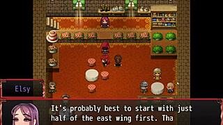 Jogo Harem Hentai Ep 14: MILF ruiva domina com peitos gigantes.