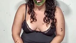 Halloween features mature amateurs with big asses and natural tits in homemade fun