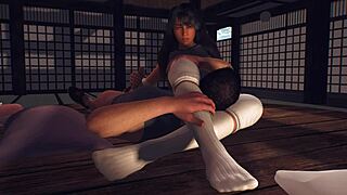 Femdom Face Sitting Dominates Yoga Class with Curvy Instructor in Tight Outfit