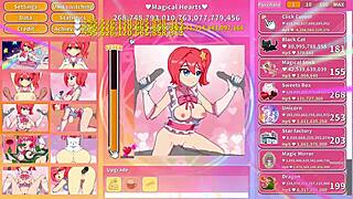 Magical Girl Clicker Gameplay Gallery