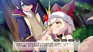 monster musume tdx fellatio scene with intriguing sucking.