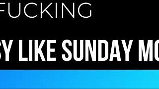 promo for easy sunday morning vibes with mature ebony charm