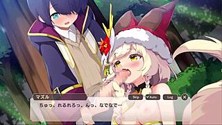 monster musume tdx fellatio scene with intriguing sucking.