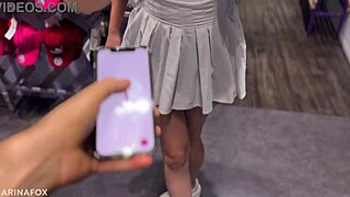 I explore multiorgasms with vibrator in public