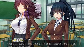 Commander babes episode 3: the babe gets her tits fucked hard in the bathroom. So intense!