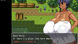 Tanned Girl Natsuki Hentai Game Ep 3 a Naked Bath Feels So Good After Talking to the Perverted Villagers