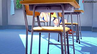 Android 18 And Videl's Sheer Fantasy Lesbian Encounter In Dragon Ball Zex