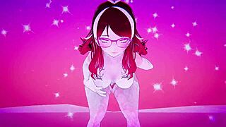 horny 3d novia dances for love in wild hentai action.