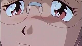 Menina Anime Loira Pequena com Óculos e Tetas Grandes Leva Punho Intenso em Fantasia Hentai