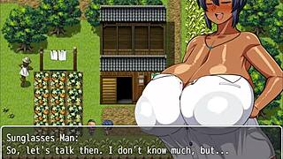 Tanned Girl Natsuki Hentai Game Ep 3 a Naked Bath Feels So Good After Talking to the Perverted Villagers
