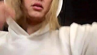 Why is this big woman so horny in the gym with her transparent shirt?