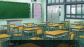 Commander babes episode 3: the babe gets her tits fucked hard in the bathroom. So intense!