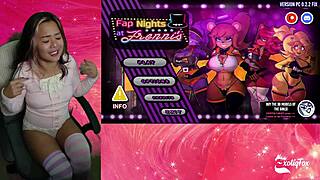 Big Tiddy Chiku Hunts Me in Fap Nights at Frennis Hentai Game Part 3