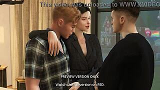 Natalie hides a steamy affair in 3D hentai preview with secret lover.