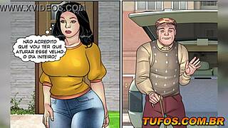 Unwanted guest seduces horny father-in-law.