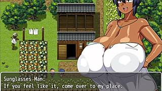 Tanned Girl Natsuki Hentai Game Ep 3 a Naked Bath Feels So Good After Talking to the Perverted Villagers