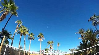 Povd Backyard Badminton Massage with Anissa Kate