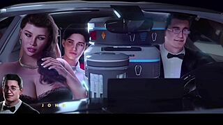 Yo, touching my curvy stepmom right in front of her boyfriend, wild 3D hentai!