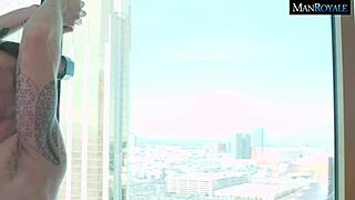 jackson rams brad's tight ass during bicep curls workout