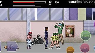 In this hentai, I’m banging every girl I meet on the street