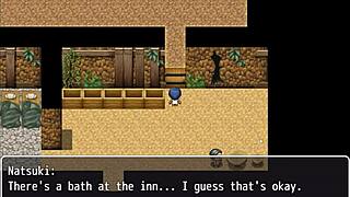 Tanned Girl Natsuki Hentai Game Ep 3 a Naked Bath Feels So Good After Talking to the Perverted Villagers