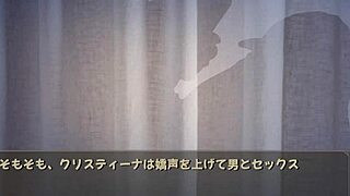 i can't believe my elf friend is geting fucked in this hentai game ntr rice part 5, she's such a slut with big tits