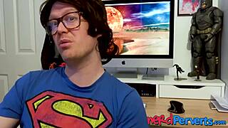 Two Lucky Nerds Blown By Insatiable Uk Slut