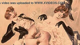 hey, check out this vintage erotic drawing!