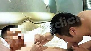 Gay Asian Amateur Couple Fucking Bareback With Monster Cocks