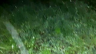 We Hid From Rain For Lesbian Sex With Dirty Talk