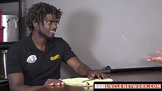 Sayunclenetwork Com - Muscle Officer Drills Gay Guy Bareback.