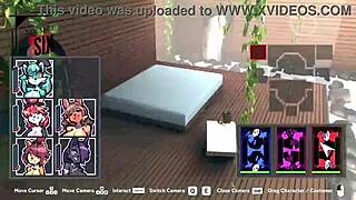 Anime hentai blowjob with big tits