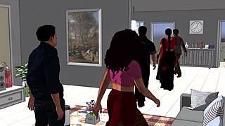 Indian step sister in law gets fucked by brother in law in cute outfit, squirting and creampie 😏 hindi audio