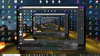 blonde girl having fun in anime style