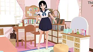 【Mia】 Anime School Girl Gravure In Her Rooms 【A Sailor School Uniform】.