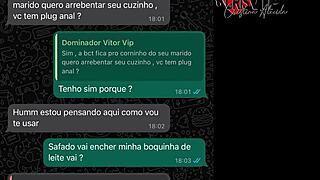 Married submissive humiliated by dominator - cristina almeida