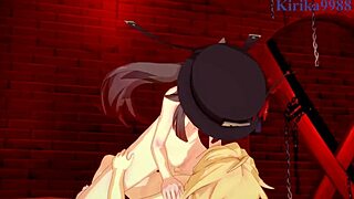 Sucrose, Hu Tao, and Aether in Intense Genshin Impact Hentai Sex