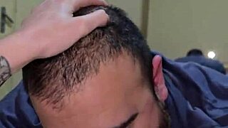 Sucking hairy daddy's cock leads to cum in mouth facial