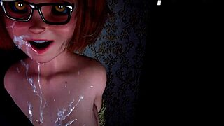 Velma screams for more cum in her ass!