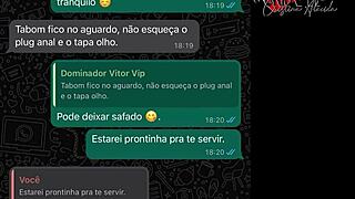 Married submissive humiliated by dominator - cristina almeida