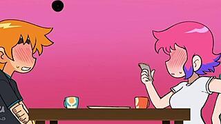 scott pilgrim bangs hard in wild anime action