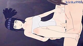 Hinata Hyuga Gets Intense Sex in Naruto Boruto Hentai Creampie Scene.