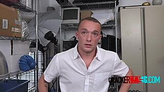 bareback interracial gay sex with horny agent 😈