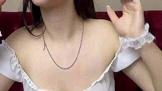 Cute Girl in Cosplay Plays with All Her Tight Spots