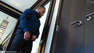 Black Cock Stretches Adrian's Ass In Shower