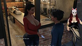 Golden Boy 17 Reveals Mature Pussy Under Skirt in Game