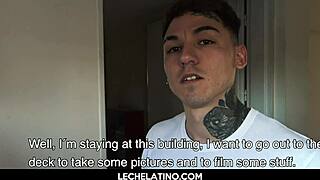 Hunky Latin Males Pound Bareback in Raw Gay Sex for Cash