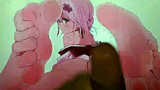 Anime Feet Cum Tribute